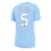 Tanie Strój piłkarski Manchester City John Stones #5 Koszulka Podstawowej dla damskie 2023-24 Krótkie Rękawy
